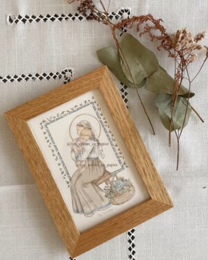 Mini cuadrito Virgen con niño