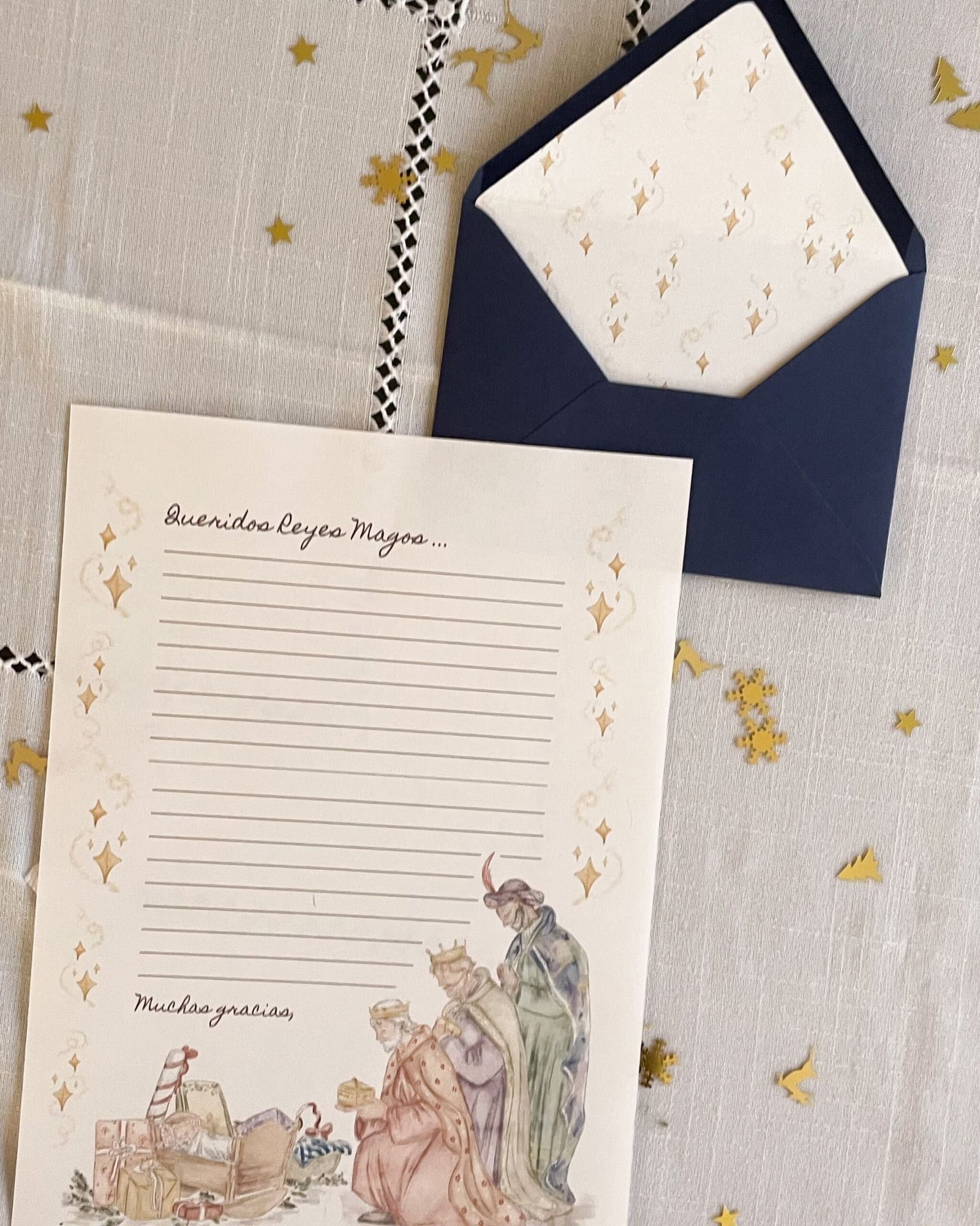 Cartas a los Reyes Magos – Set de 3 modelos con sobres forrados - Imagen 4